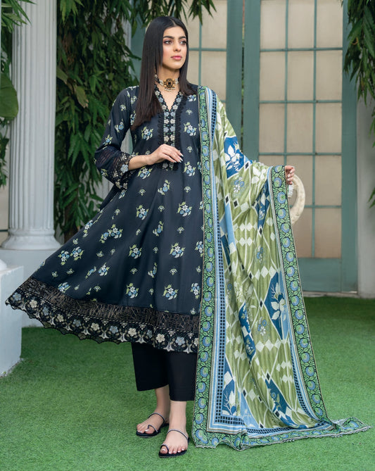 Munira Nayab Linen MSL 04 Black