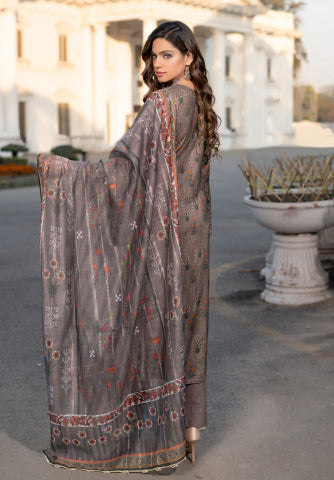 Munira Jhalak Lawn MSL 06 Coral Brown