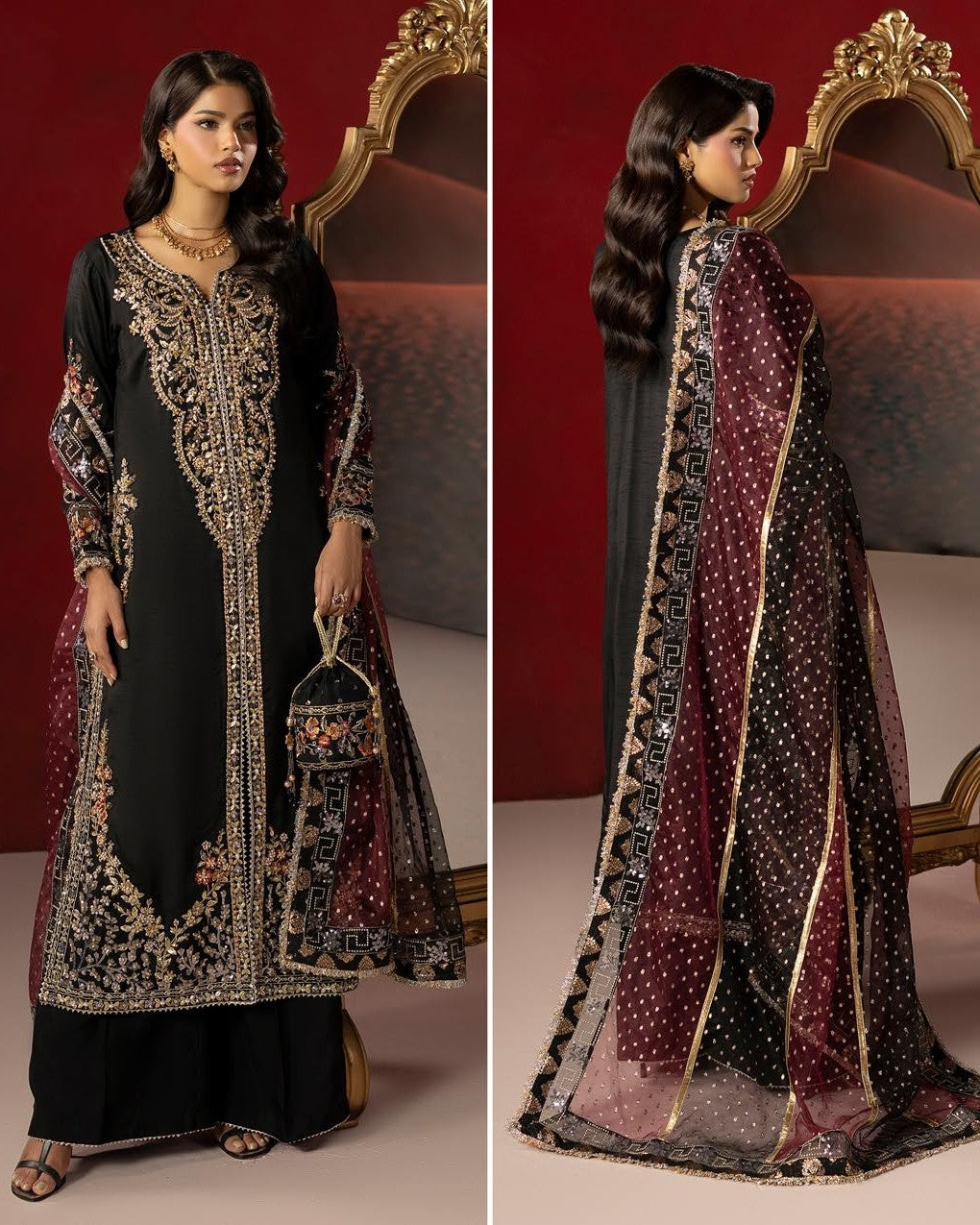 Zardozi Edit 4 ZR 2652 Black