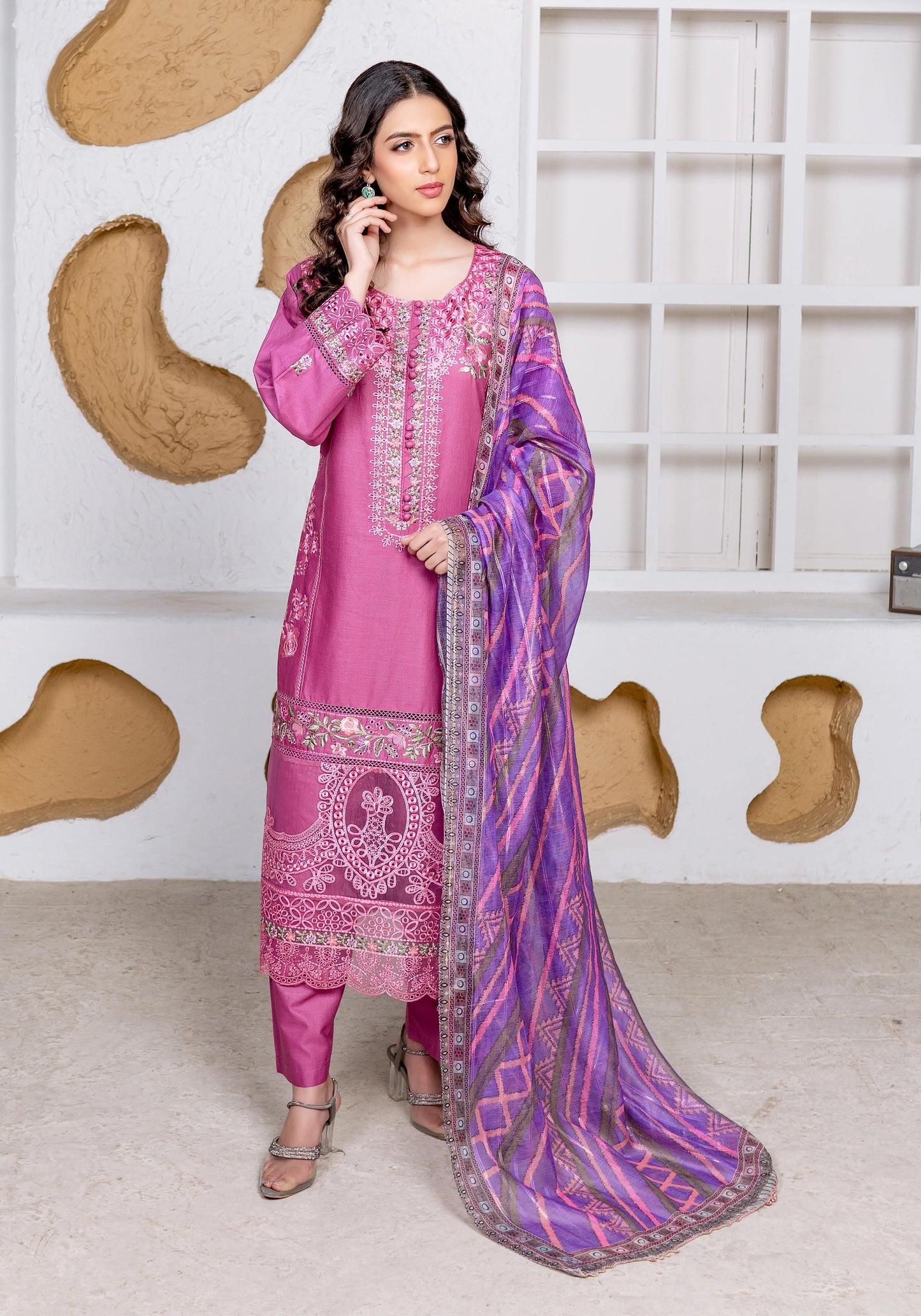 Munira 7 Voguish Cotton MSL 07 Pink