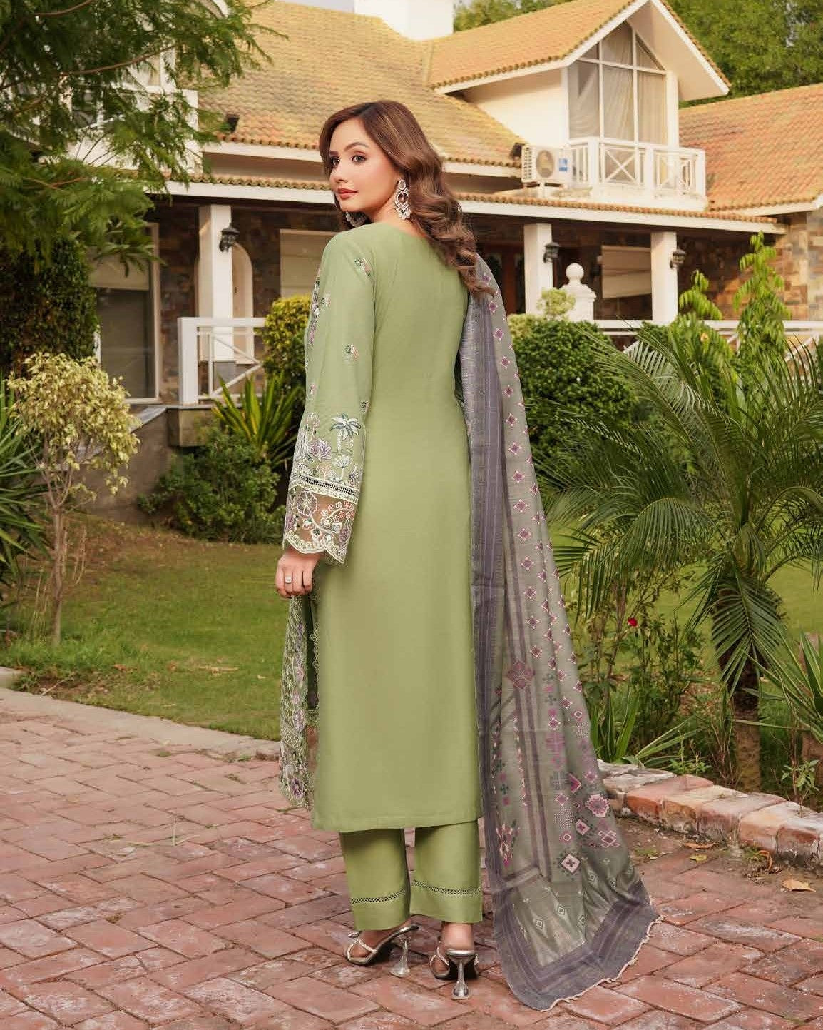 Munira Riwayat Dhanak MSL 05 Parrot Green