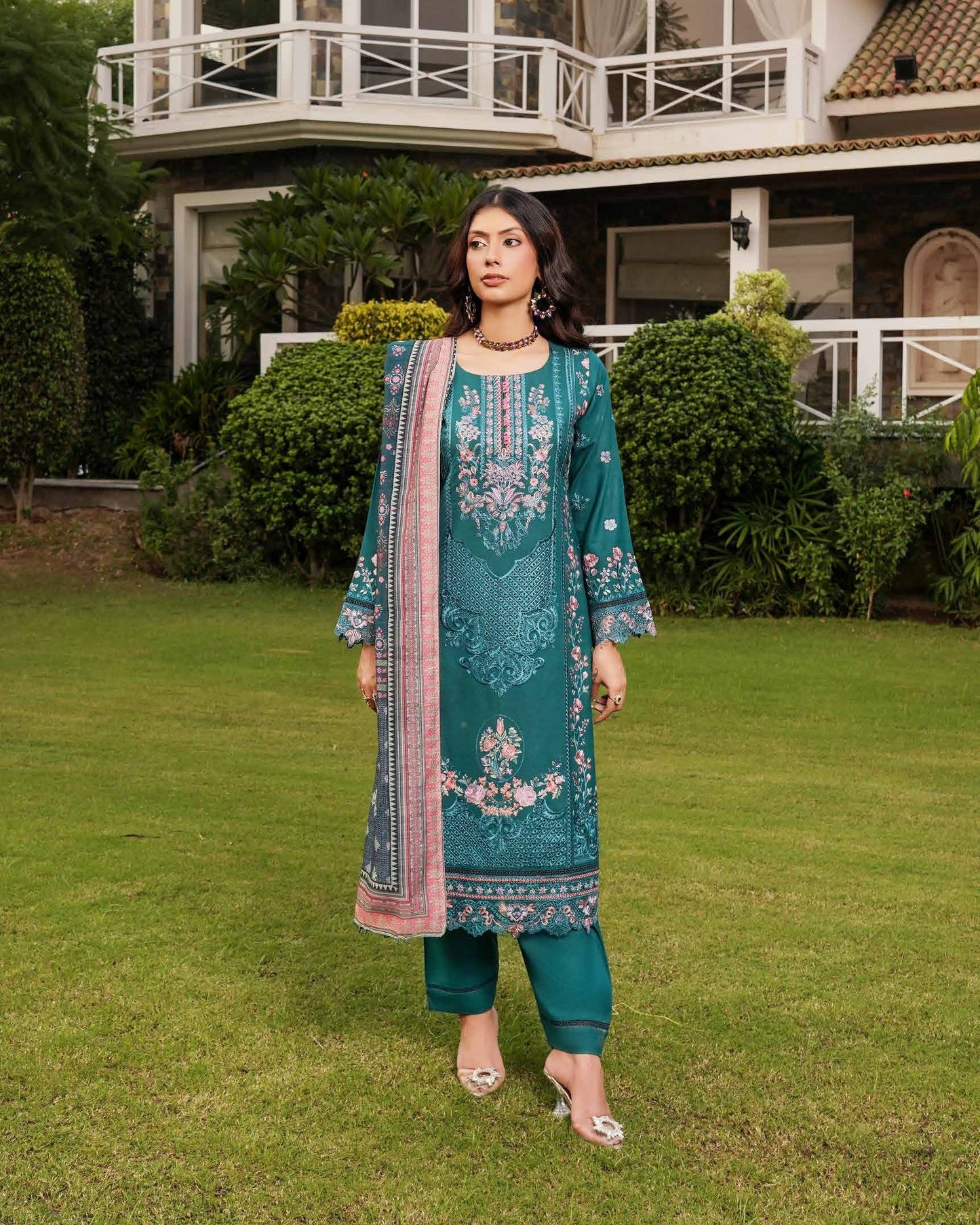 Munira Riwayat Dhanak MSL 06 Teal Green