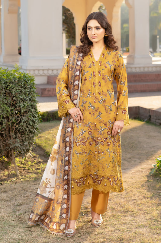 Munira Jhalak Lawn MSL 05 Mustard