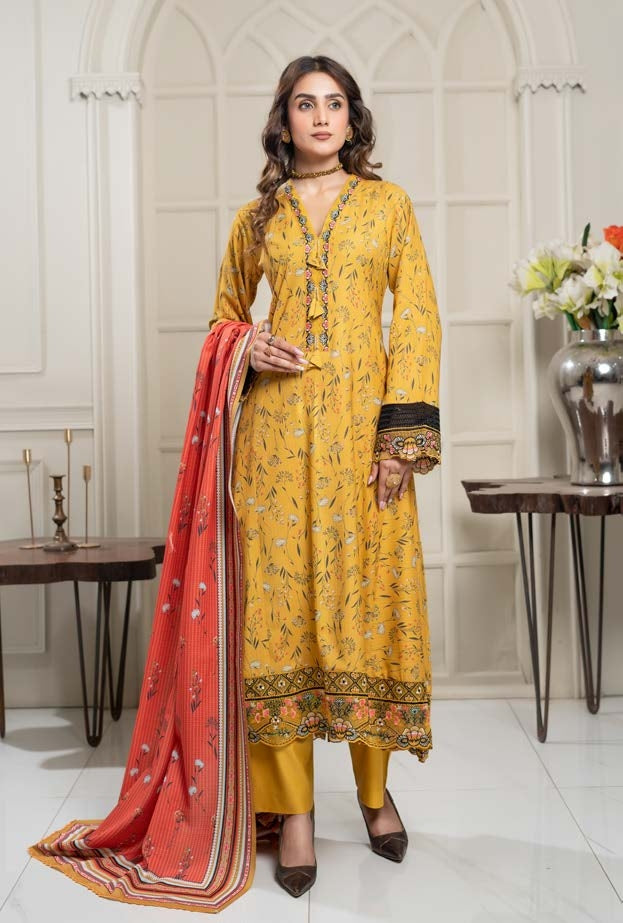 Munira Ghazal Dhanak MSL 01 Mustard