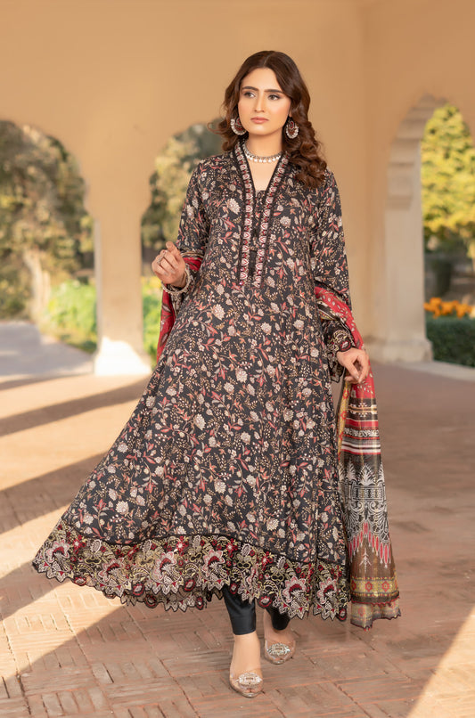 Munira Jhalak Lawn MSL 03 Black