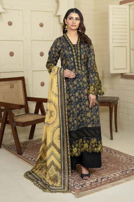 Munira Fitoor Lawn MSL 05 Yellow