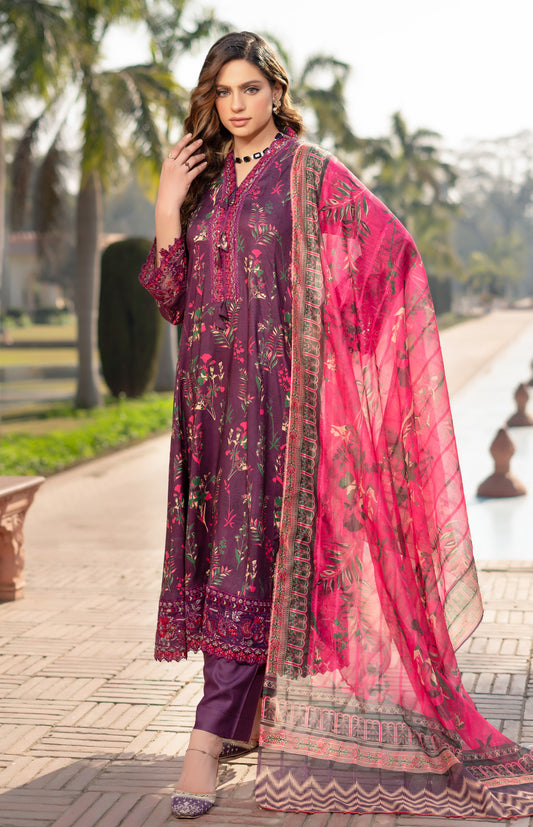 Munira Jhalak Lawn MSL 02 Purple