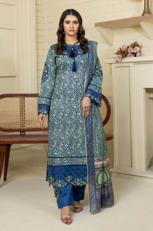 Munira Fitoor Lawn MSL 02 Blue