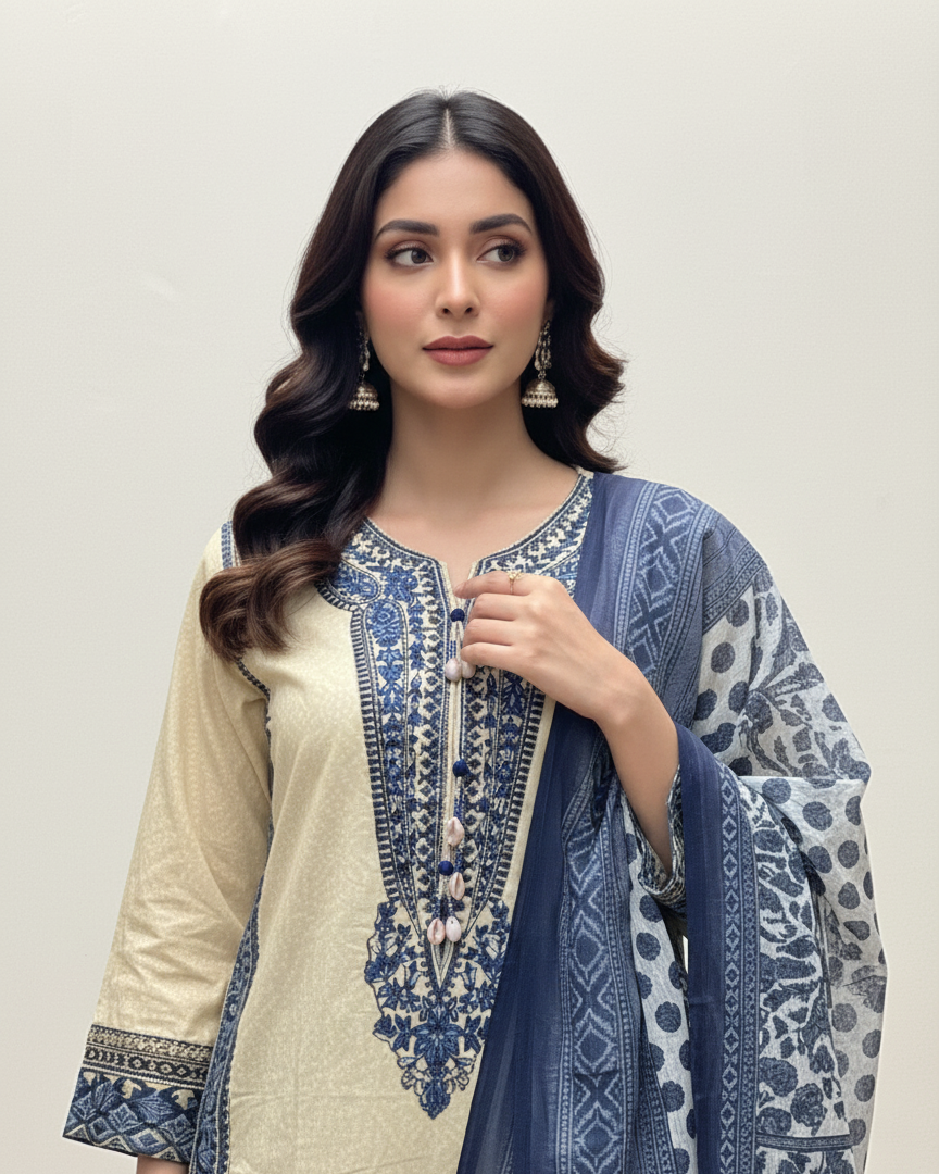 3PC 549 Skin Blue & Khusa