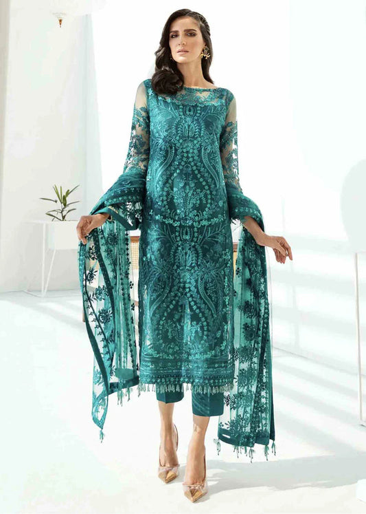 Embroidered Net UF-33 Green
