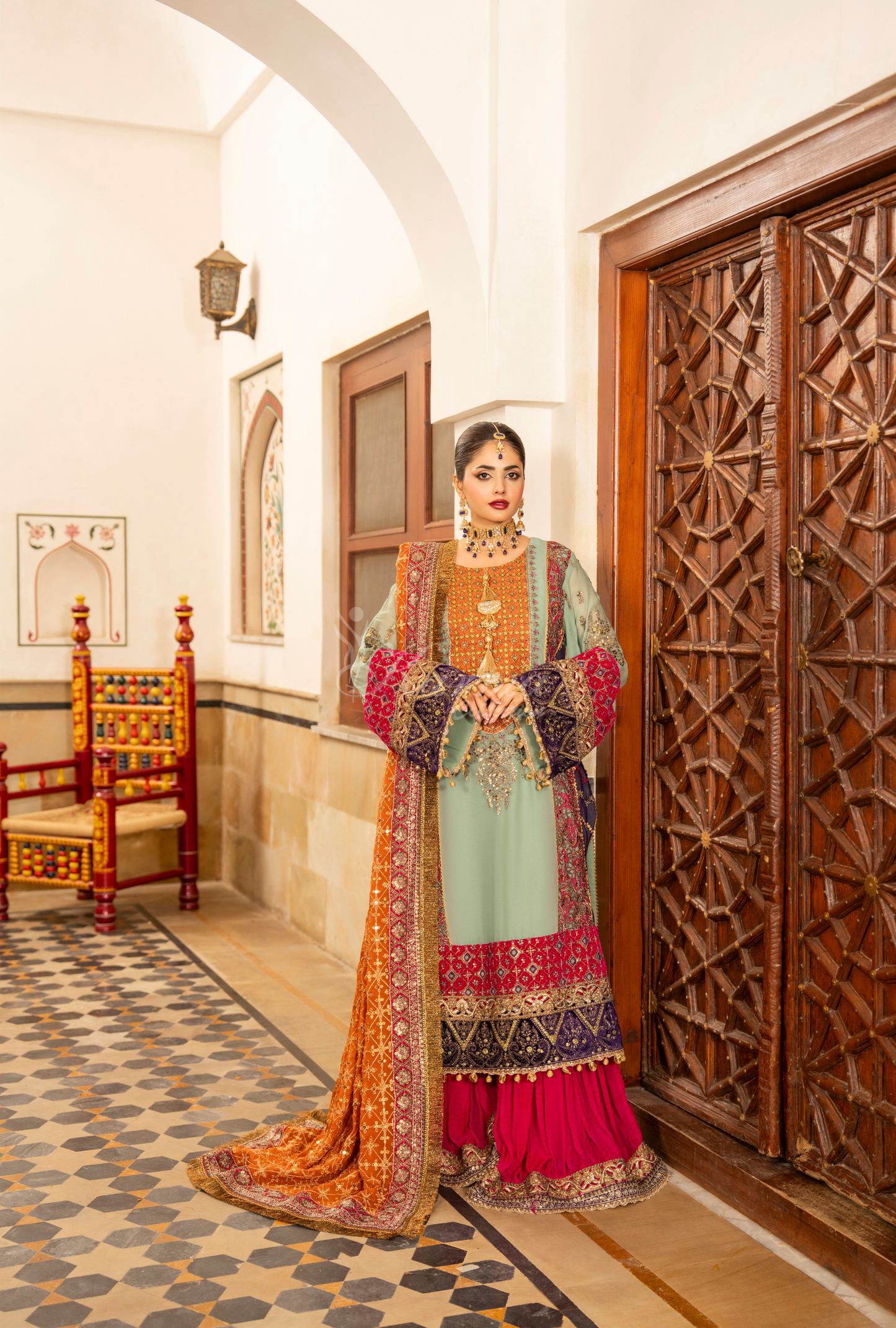 Karma Jahanara 500 Mint Green