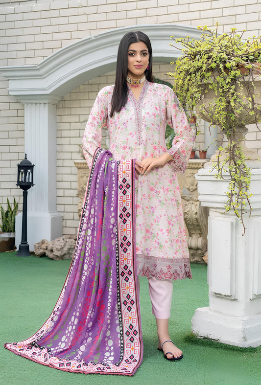 Munira Nayab Linen MSL 07 Pink