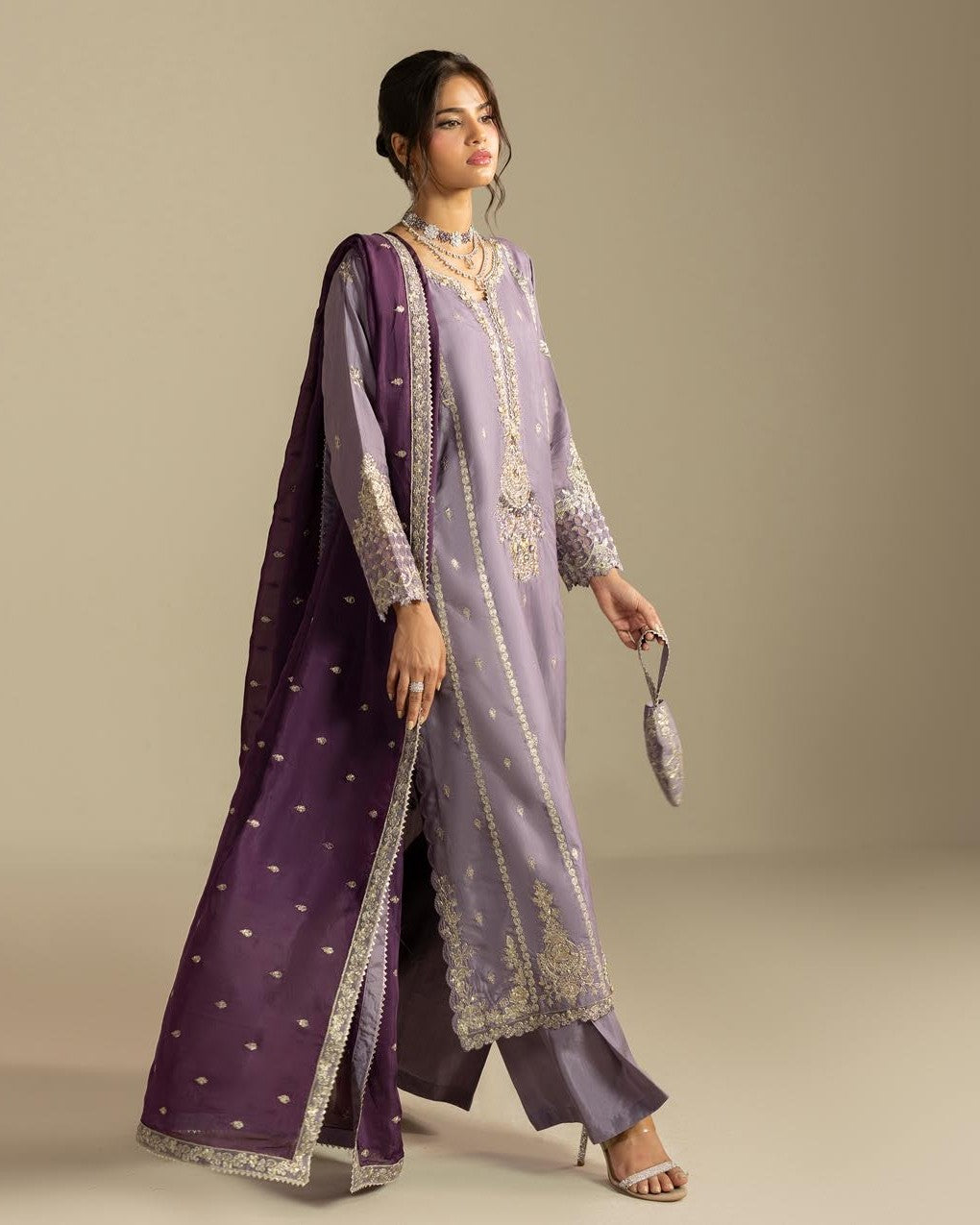 Zardozi Edit 4 ZR 2654 Mauve