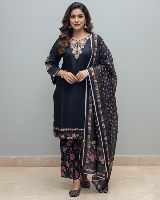 3PC 534 Black & Khusa