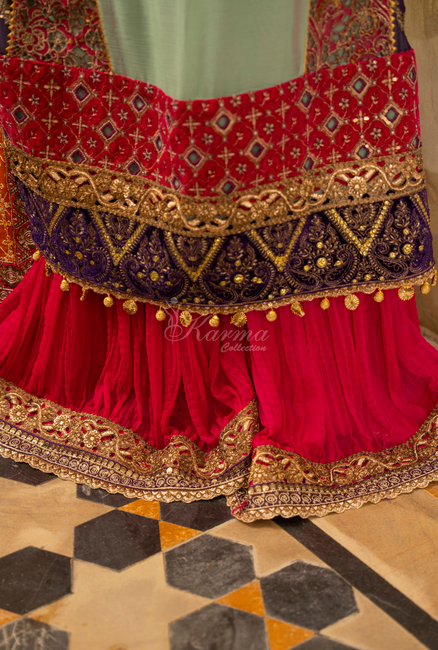 Karma Jahanara 500 Mint Green