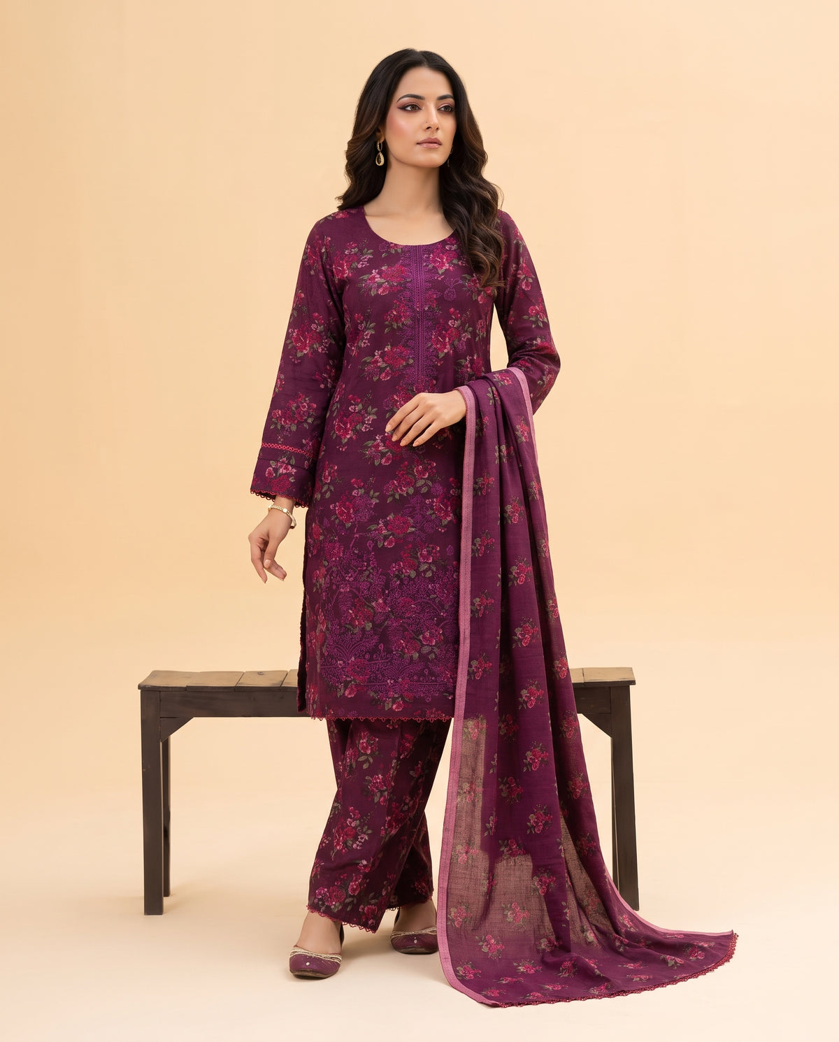 K&R Dhanak - Dhanak Dupatta 651 Margenda