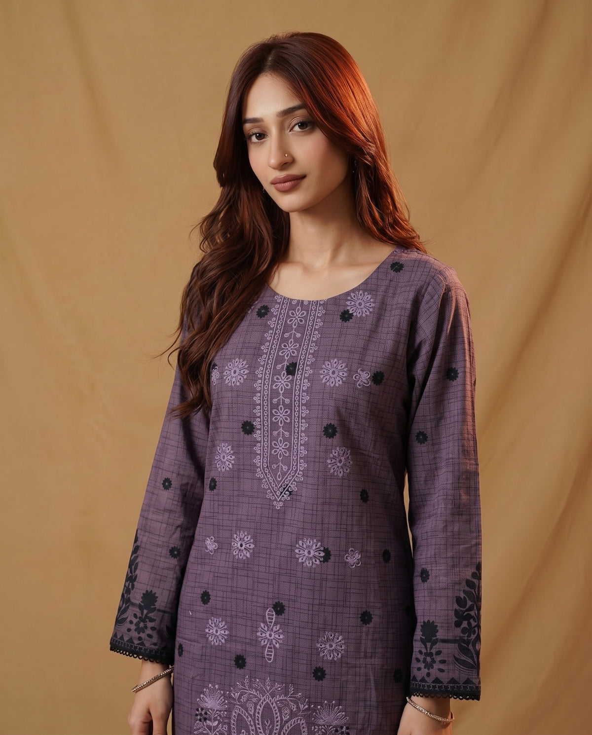 K&R Dhanak - Dhanak Dupatta 662 Purple