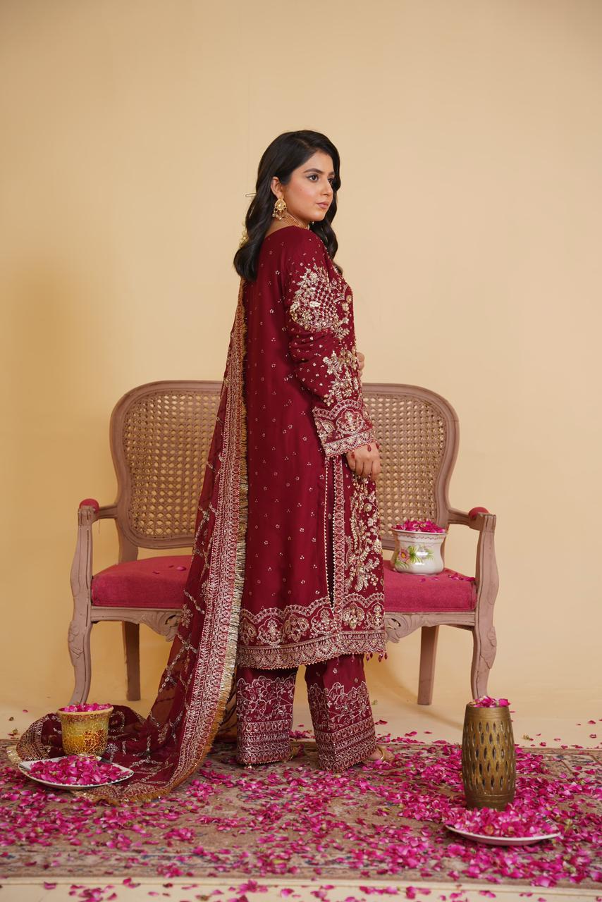 SJ3582 Mehroon