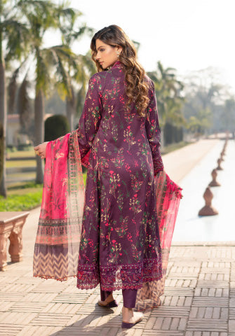 Munira Jhalak Lawn MSL 02 Purple