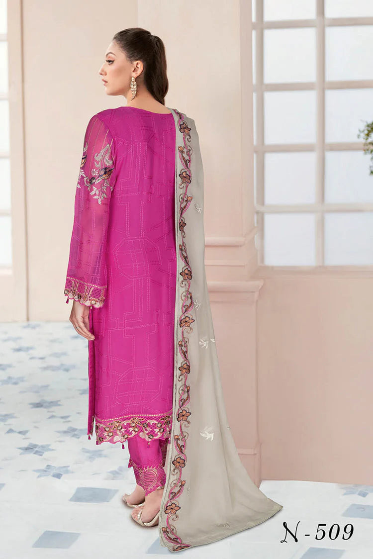 Ramsha Nayab Chiffon Vol-05 N-509 Pink