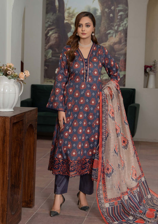 Soni Aaima Lawn  06 Grey