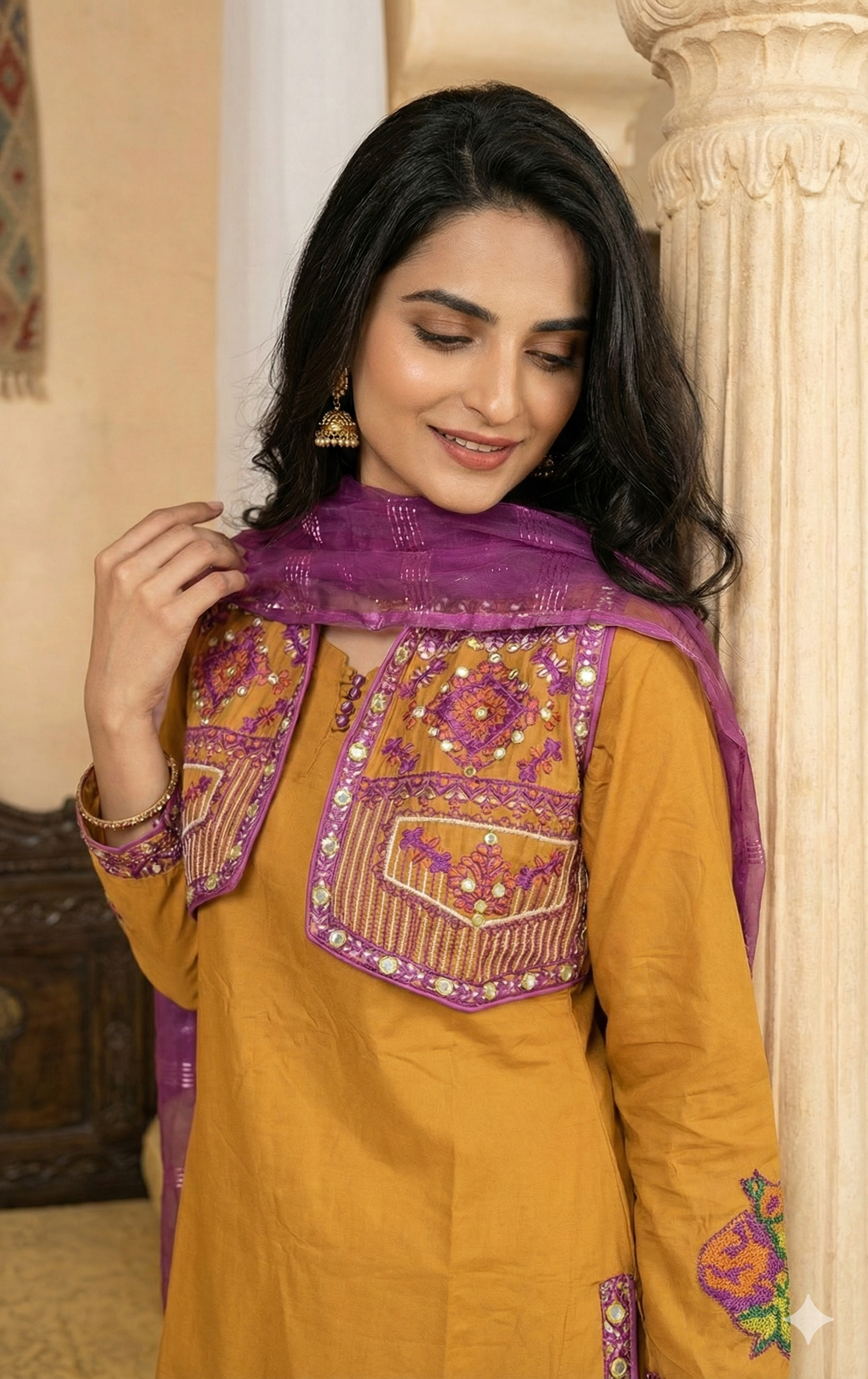 Binte Zahra 2319 Mustard