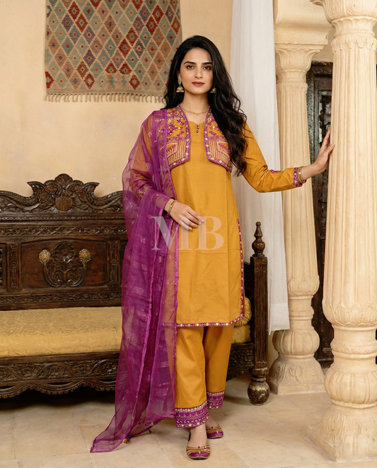 Binte Zahra 2319 Mustard