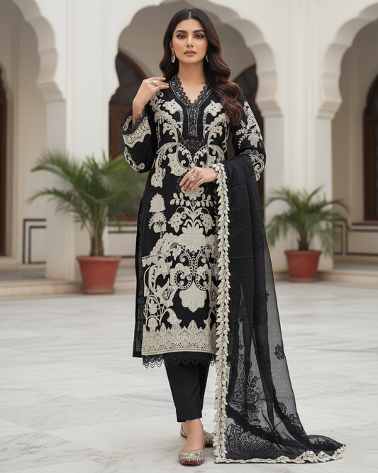 Amethyst Bloom Black