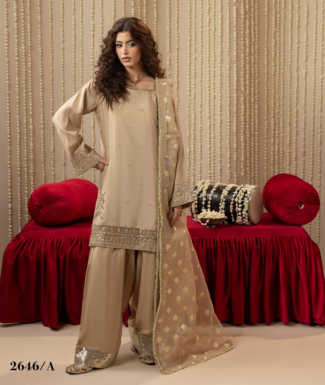 Chamkeli ZQ 2646 Beige Pink