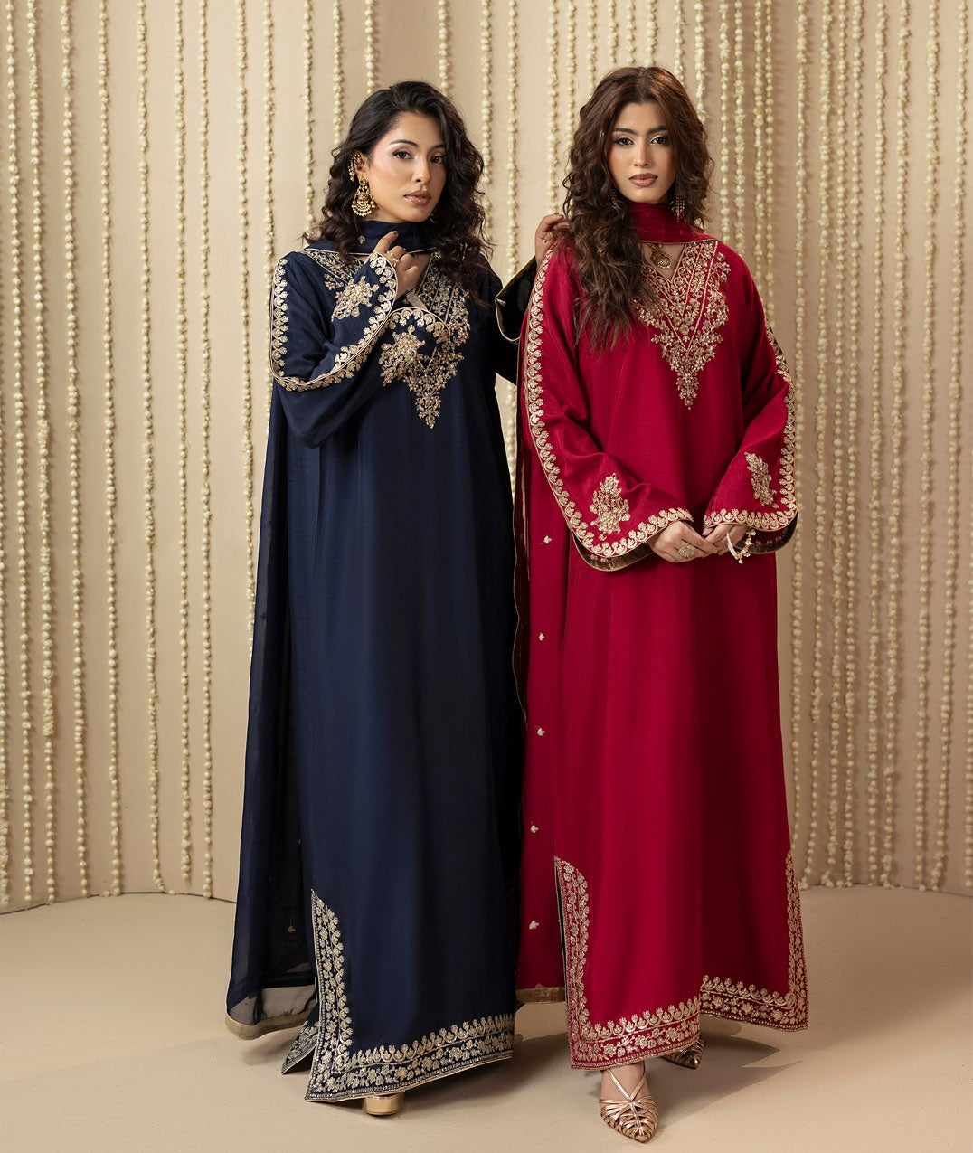 Chamkeli ZQ 2648 Blue Kaftan