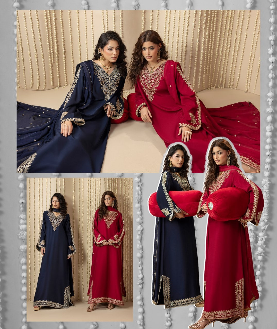 Chamkeli ZQ 2648 Blue Kaftan