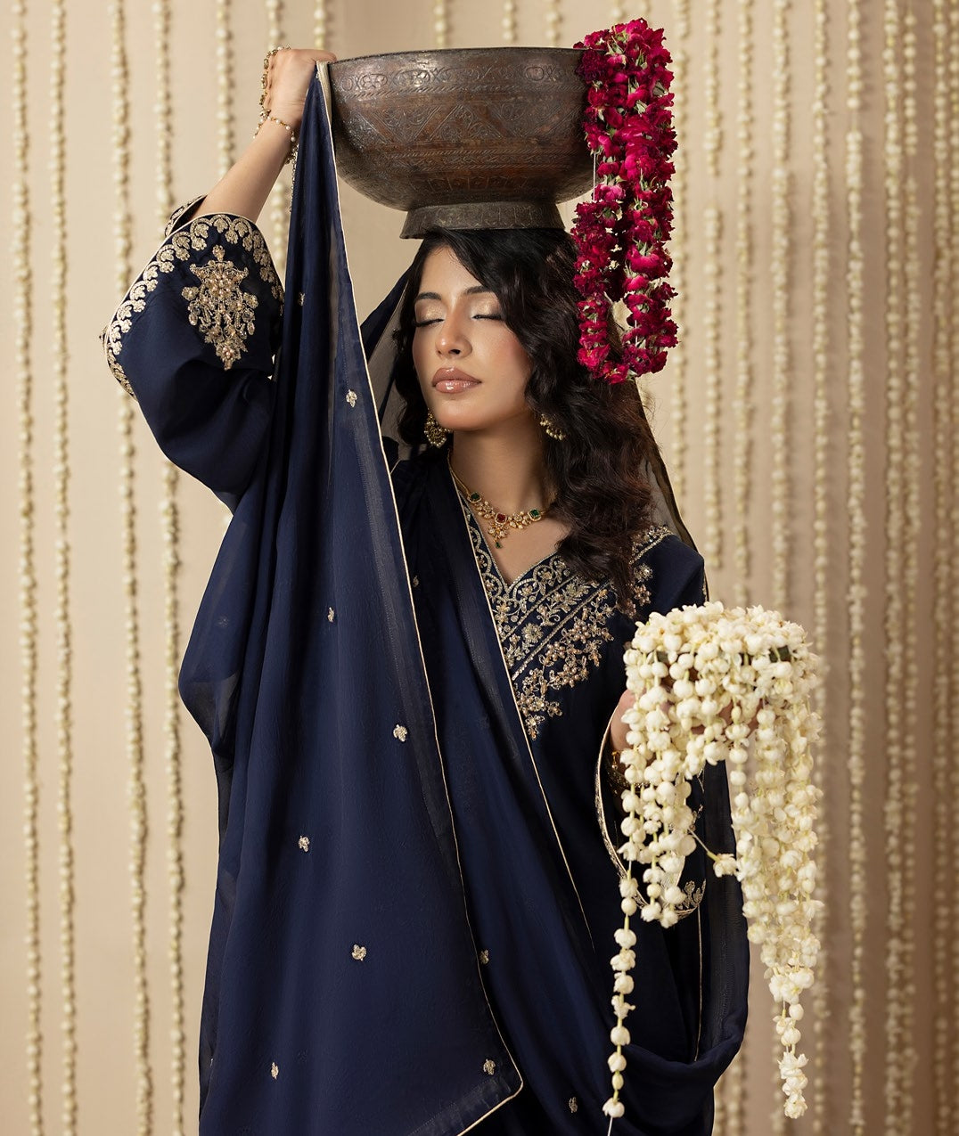 Chamkeli ZQ 2648 Blue Kaftan
