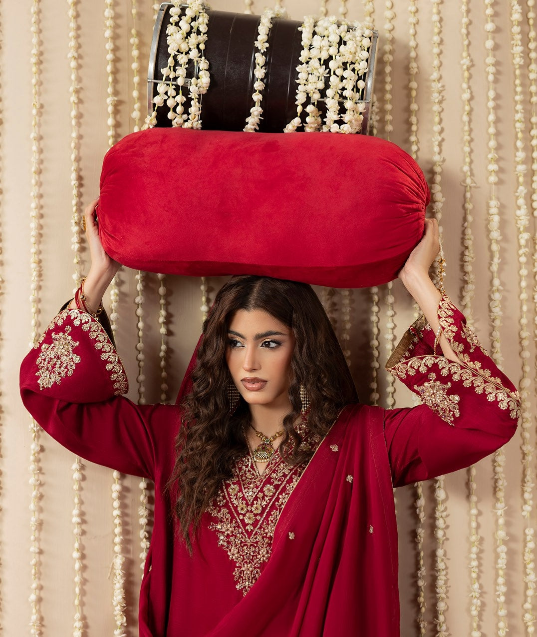 Chamkeli ZQ 2648 Hot Pink Kaftan