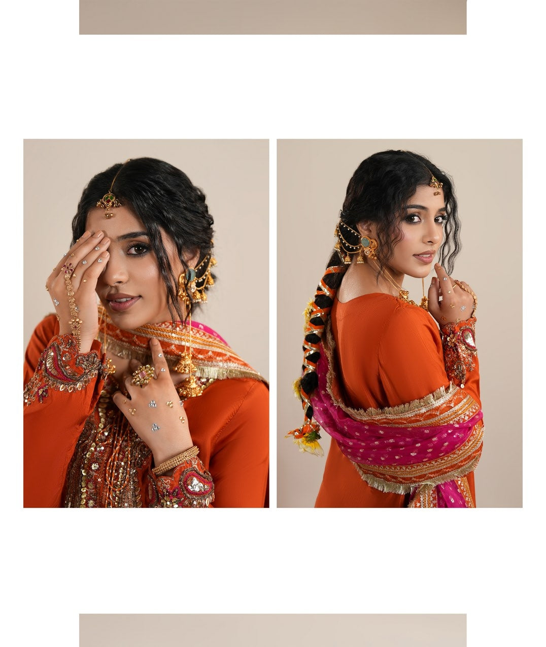 Chand Raat Edit 2 ZQ 2608 Rust Gold