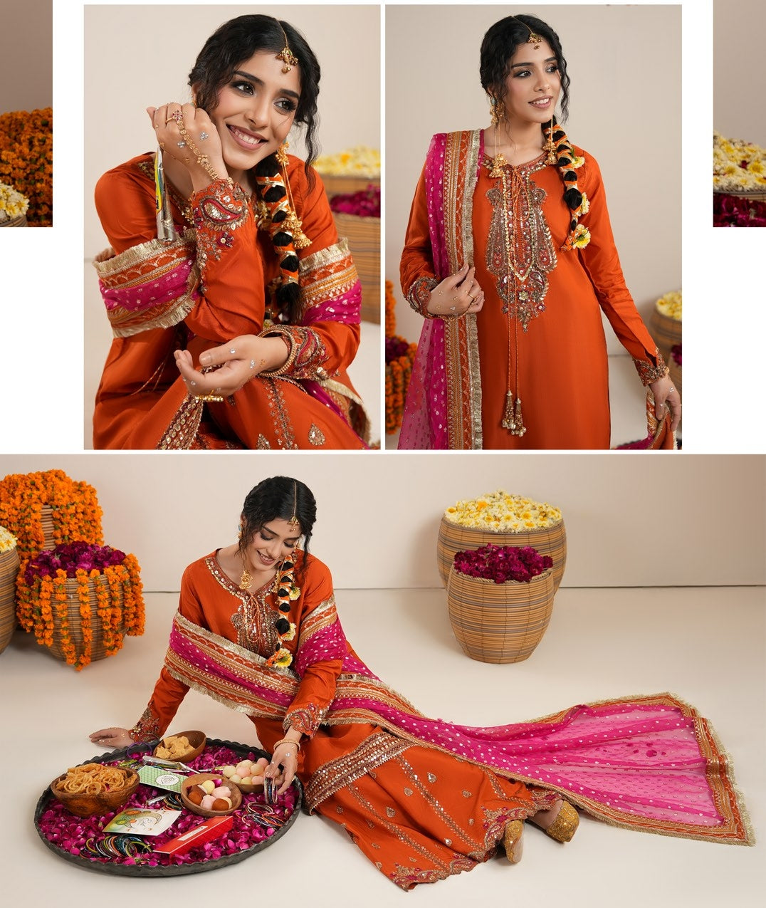 Chand Raat Edit 2 ZQ 2608 Rust Gold