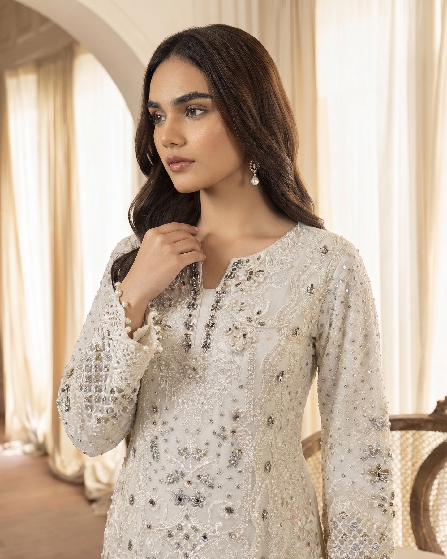 Chandni Haze Off White