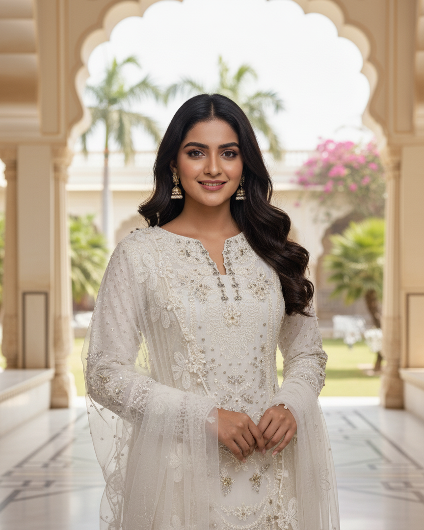 Chandni Haze Off White