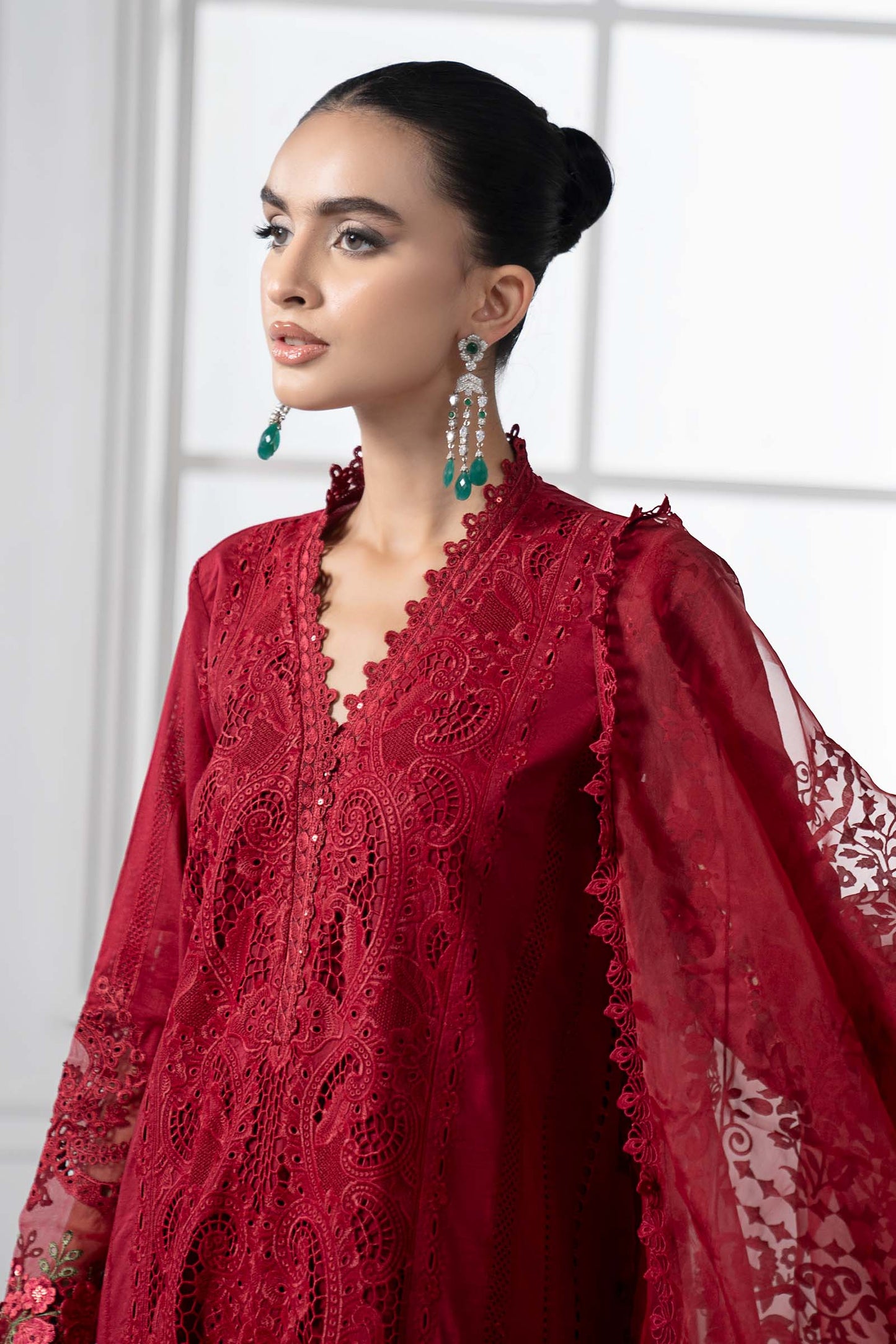Ruby Elegance Mehroon