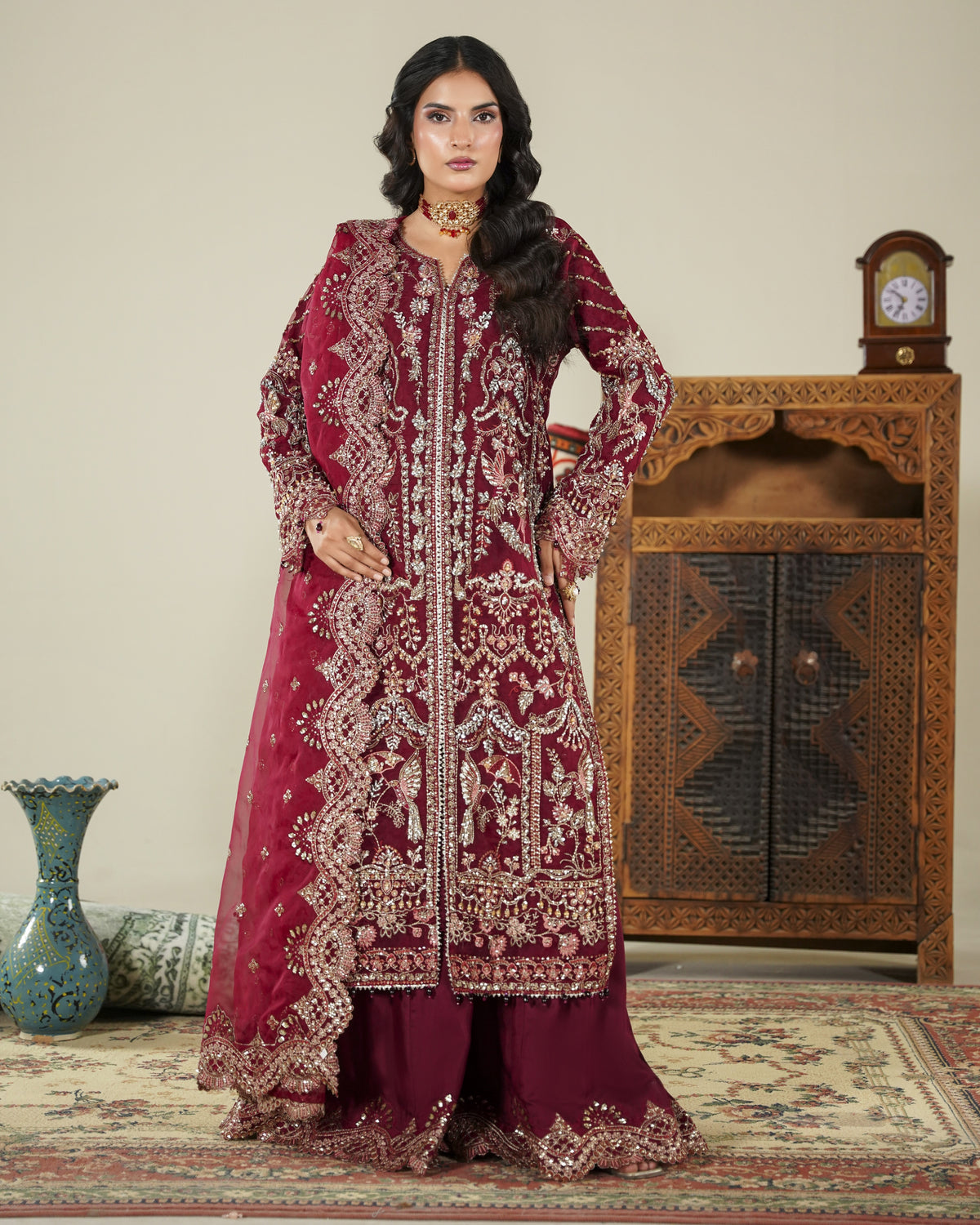 SJ3725 Mehroon