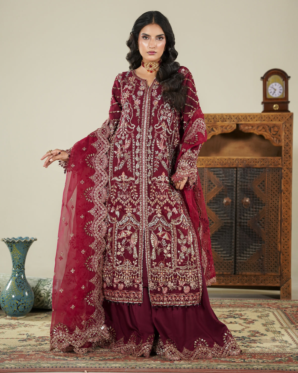 SJ3725 Mehroon