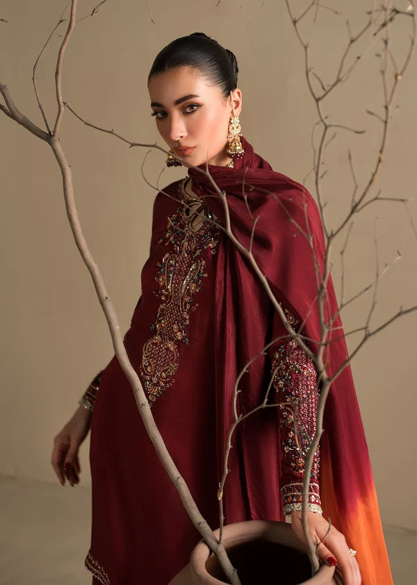 Abeer ZQ 2622 Mehroon