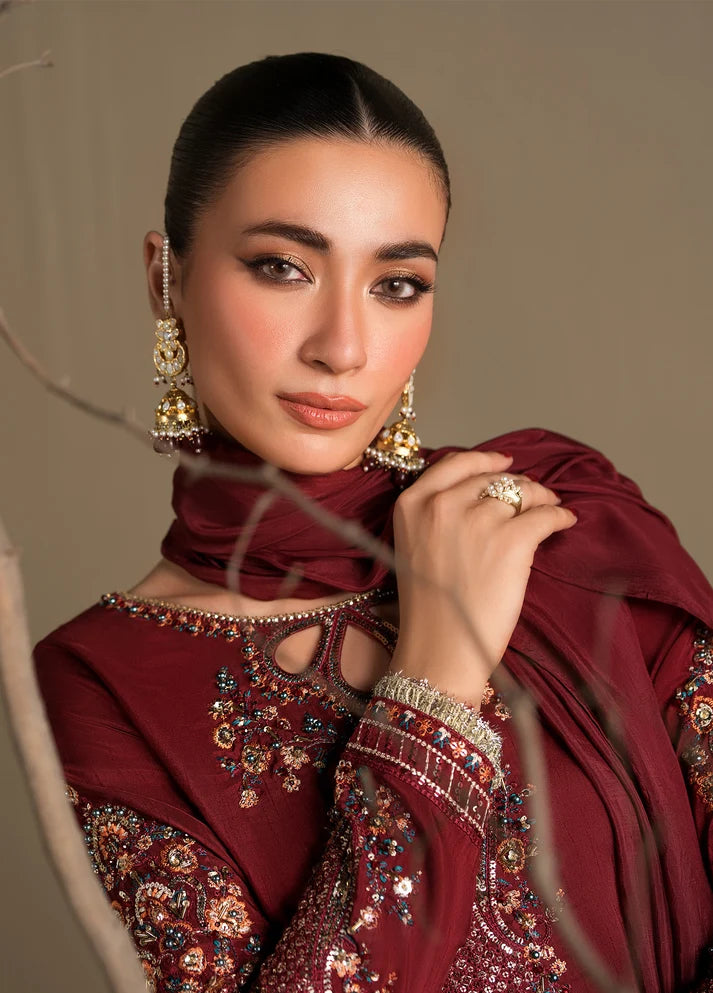 Abeer ZQ 2622 Mehroon