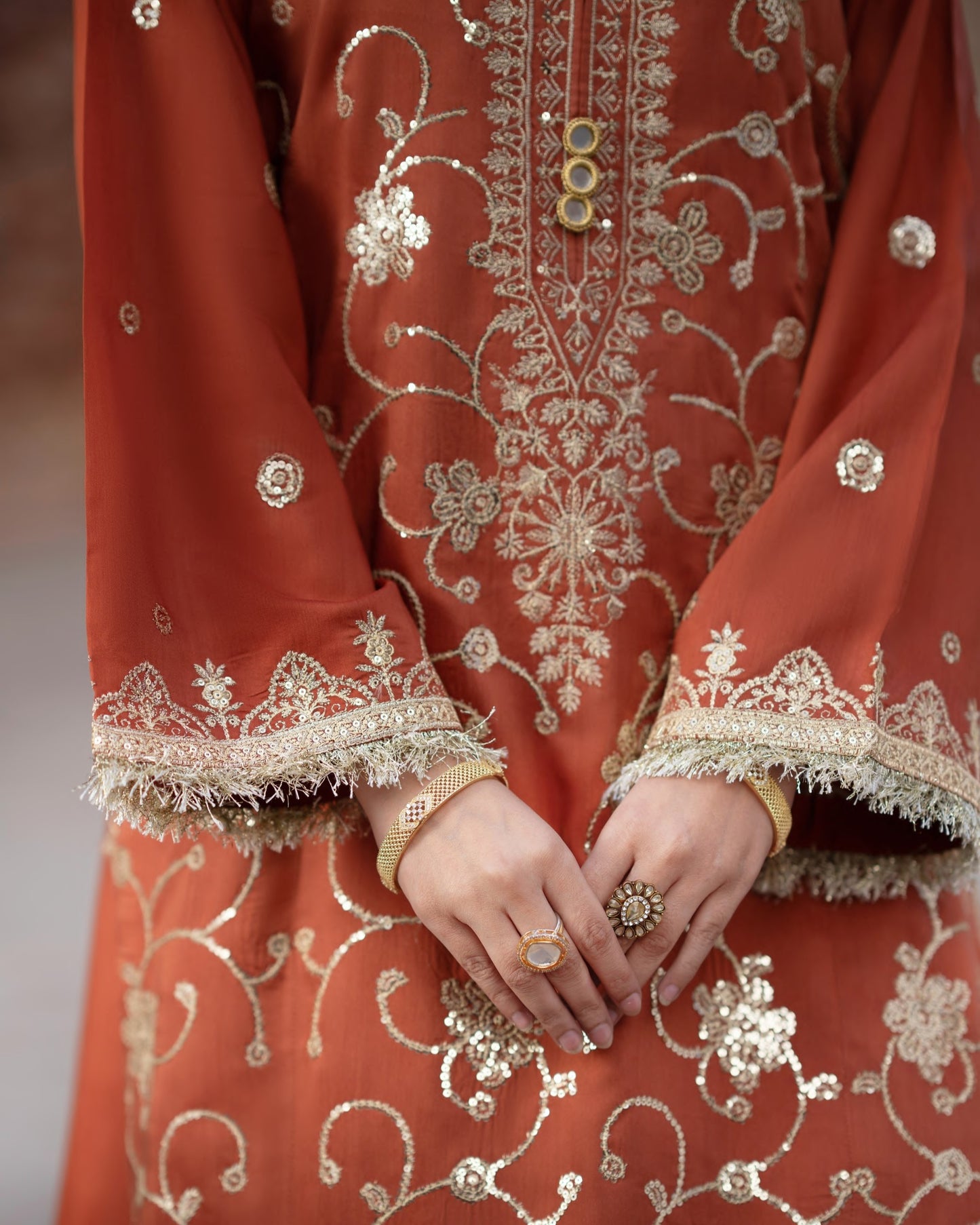 Darbar Mehrunisa Rust