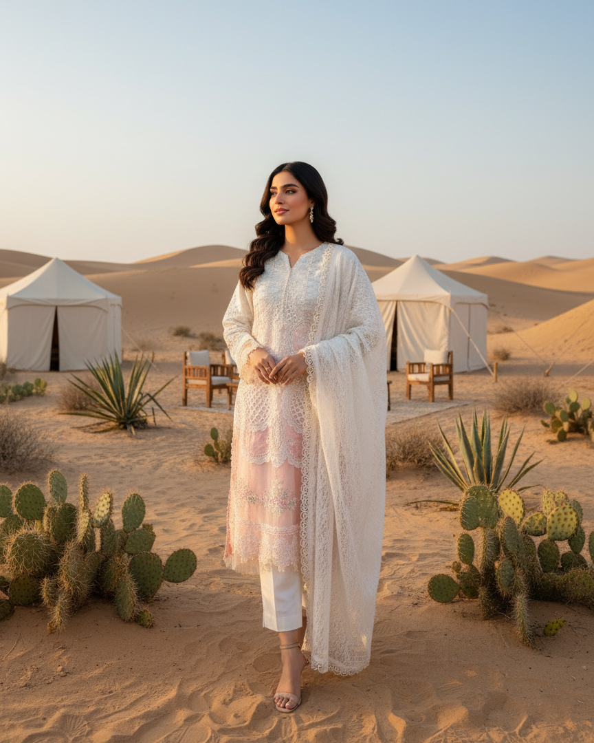 Desert Rose Ensemble Off White