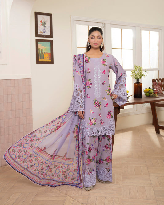 Karma Flora 1606 Heather Purple