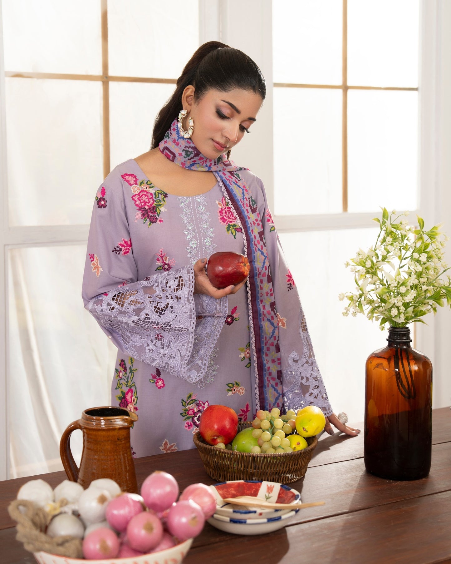 Karma Flora 1606 Heather Purple