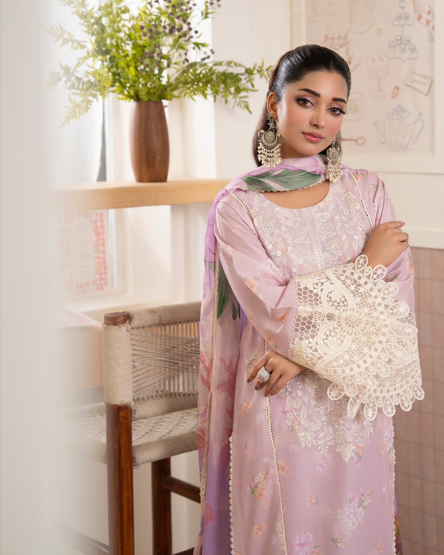 Karma Flora 1607 Rose Lilac