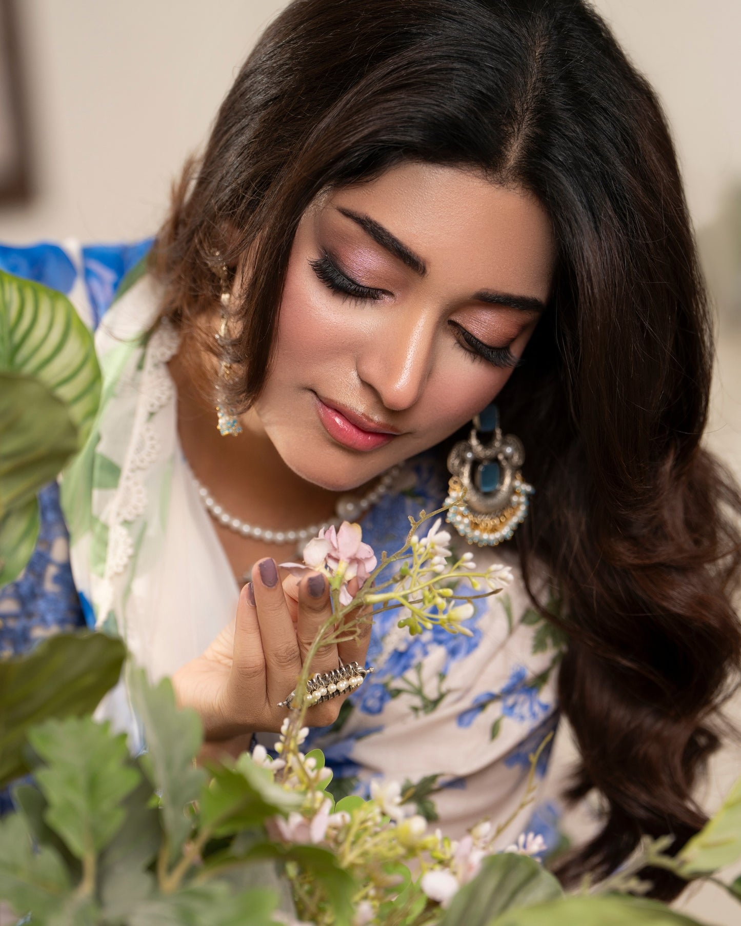 Karma Gul-Mahar 1598 Bluebell Ivory