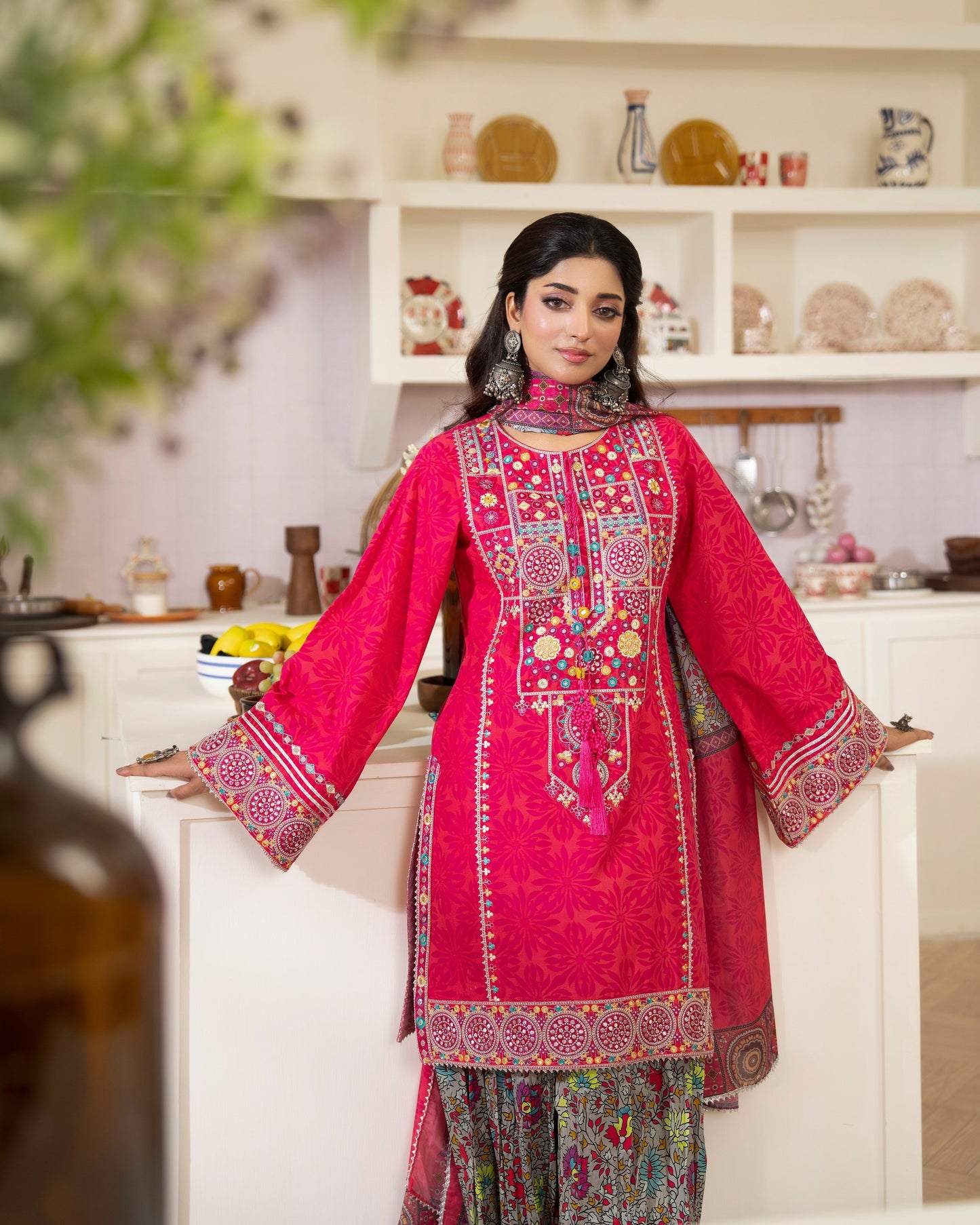 Karma Gul-Mahar 1588 Fuchsia