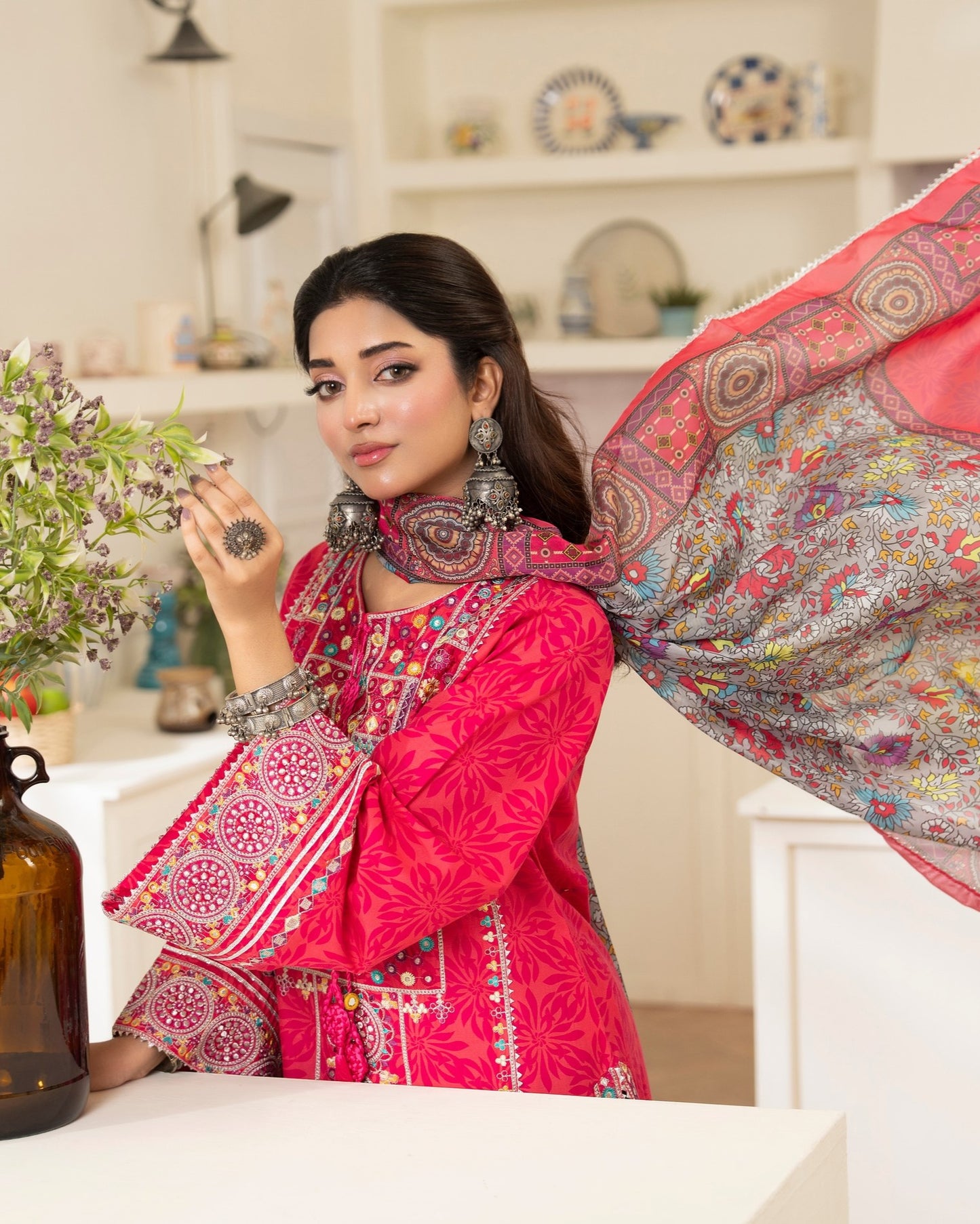 Karma Gul-Mahar 1588 Fuchsia